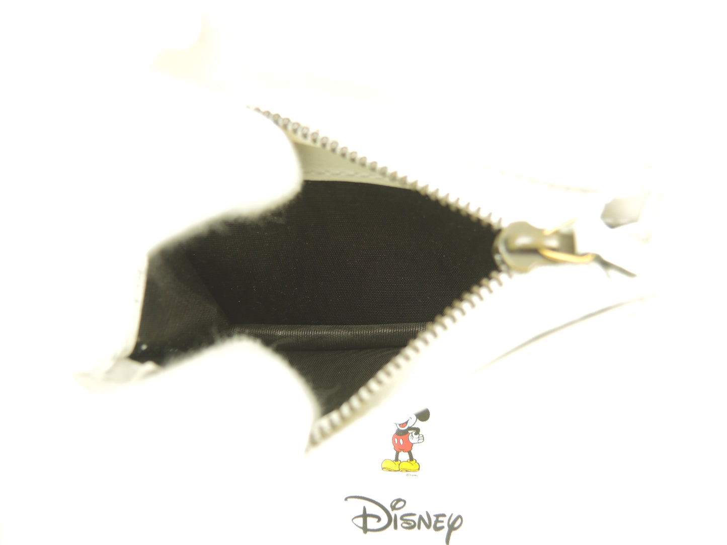 グッチ 2折財布 ミッキーマウス レザー白 ディズニーコラボ ミニウォレット 美品@ 13