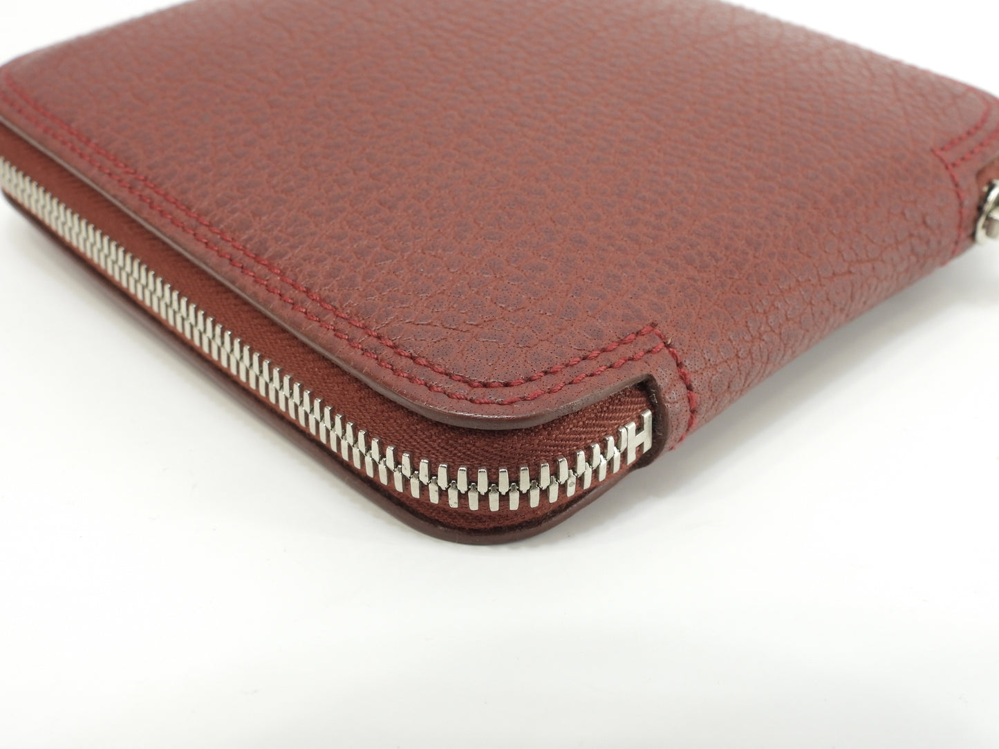 エルメス シルキーポップ シルク白ピンク レザー赤茶 エコバッグ ハンドバッグ@ 1