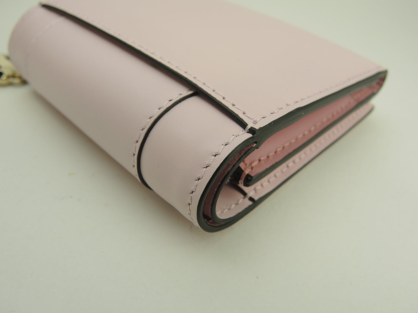 ブルガリ 三折財布 セルペンティ レザー/ピンク ミニ財布 未使用@ 19