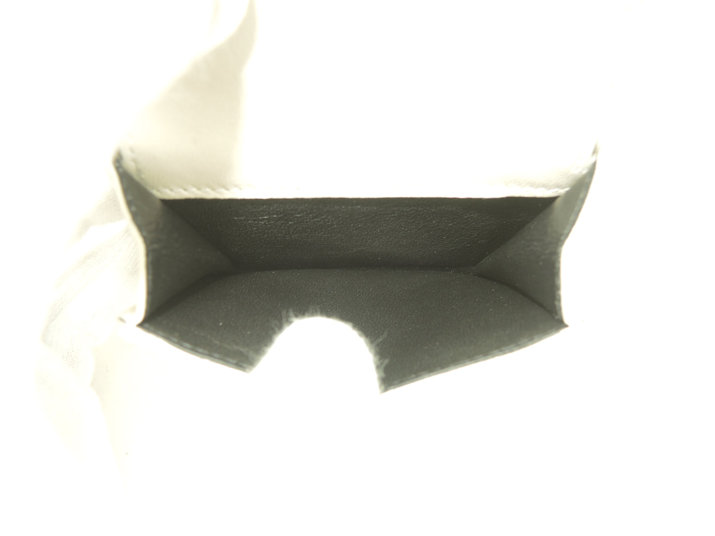 サンローラン ミニウォレット 型押レザー グレージュ 3折ミニホック財布 未使用@ 98