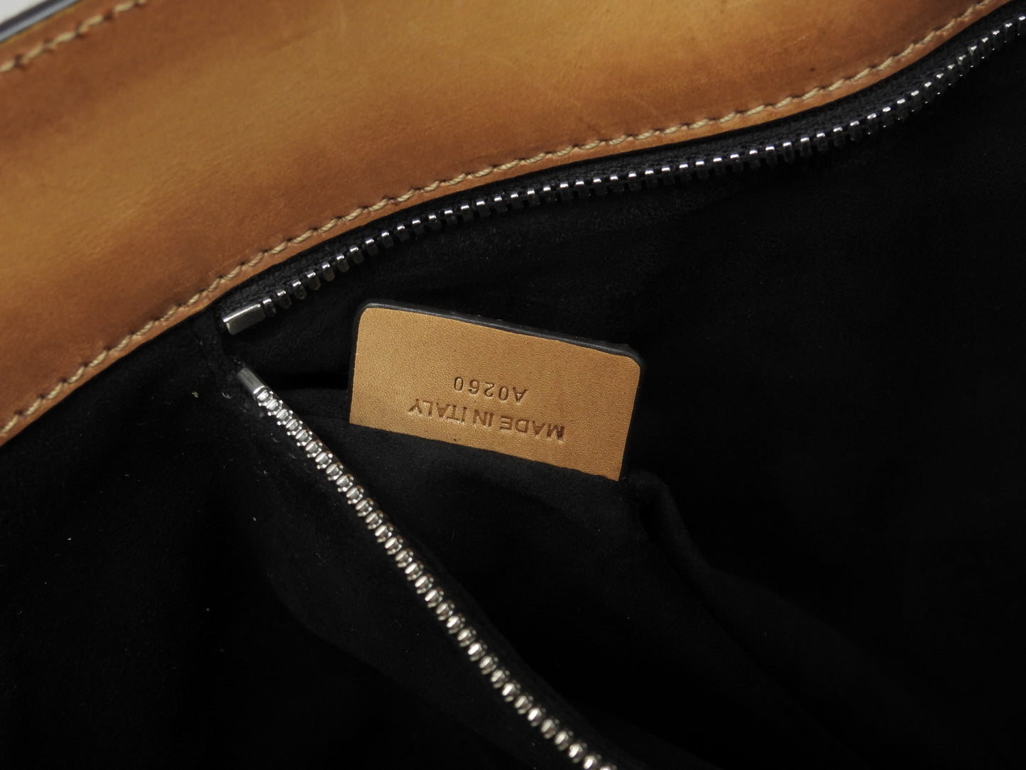 ベルルッティ トゥジュールミニ カリグラフィ レザー茶 トートバッグ メンズ@A0260 2