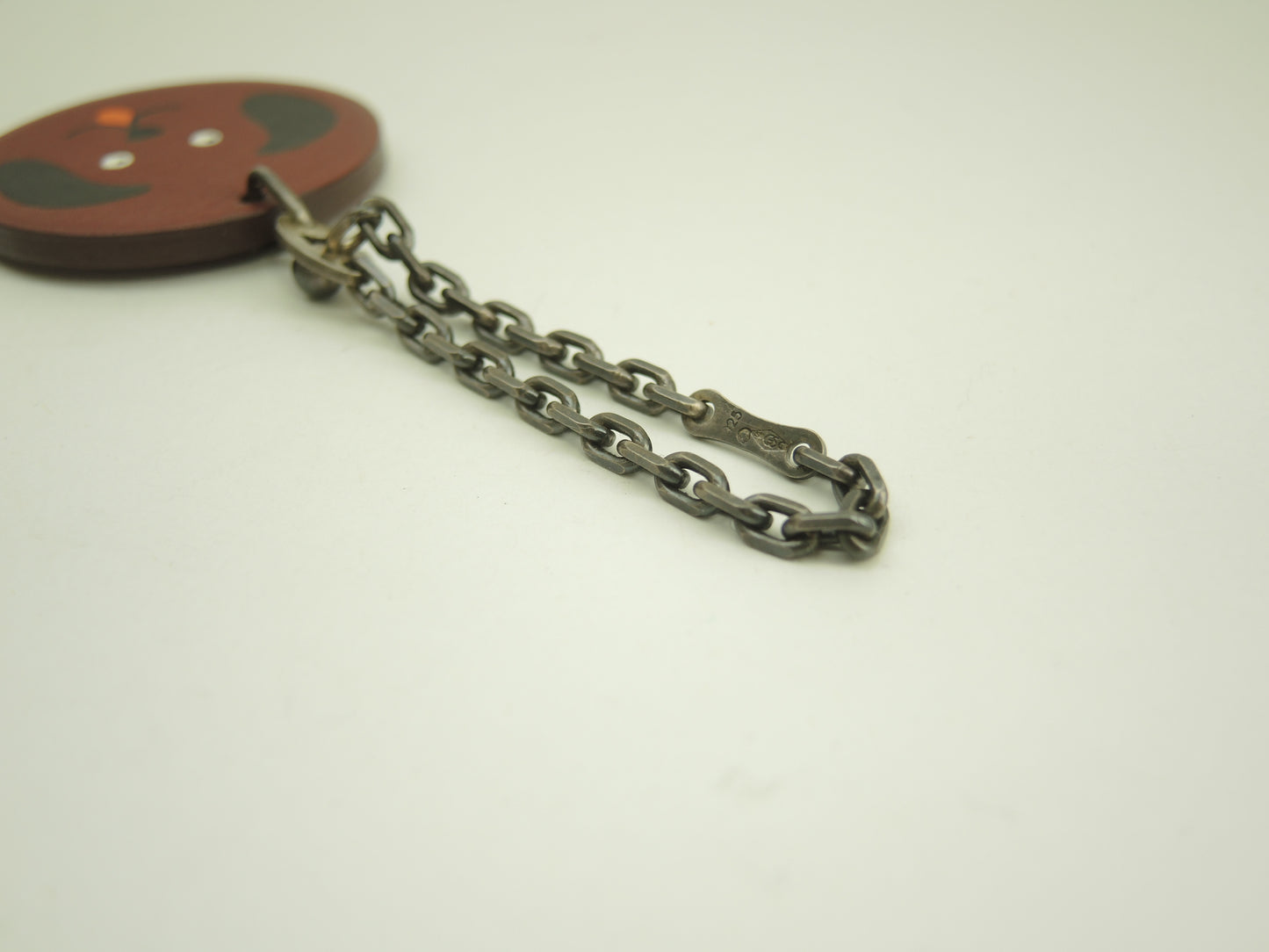 エルメス キーリング バッグチャーム 犬 SV925 ドッグ イヌ いぬ 美品@ 32