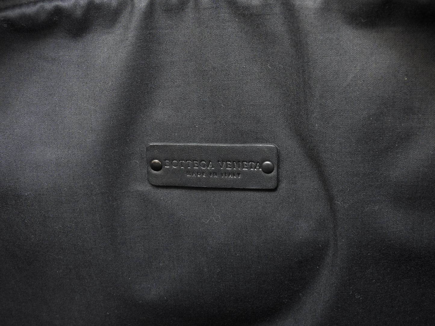 ボッテガヴェネタ s付ブリーフケース大 イントレチャート レザー黒 メンズビジネスバッグ@ 257