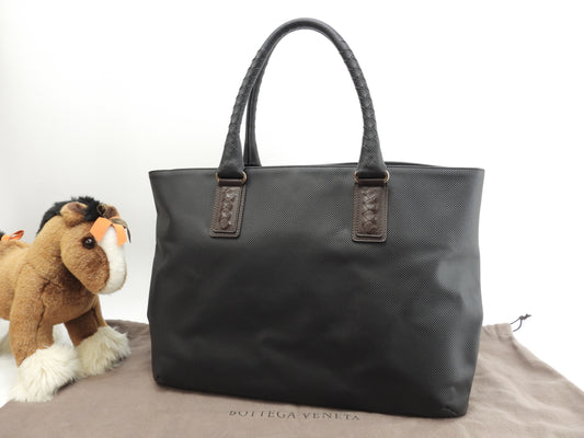 ボッテガヴェネタ トートバッグ中 マルコポーロ 黒 ハンドバッグ ビジネス メンズ 美品@B07971976J