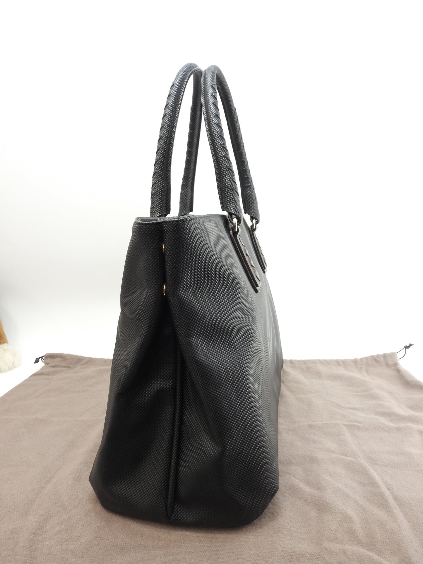 ボッテガヴェネタ トートバッグ中 マルコポーロ 黒 ハンドバッグ ビジネス メンズ 美品@B07971976J