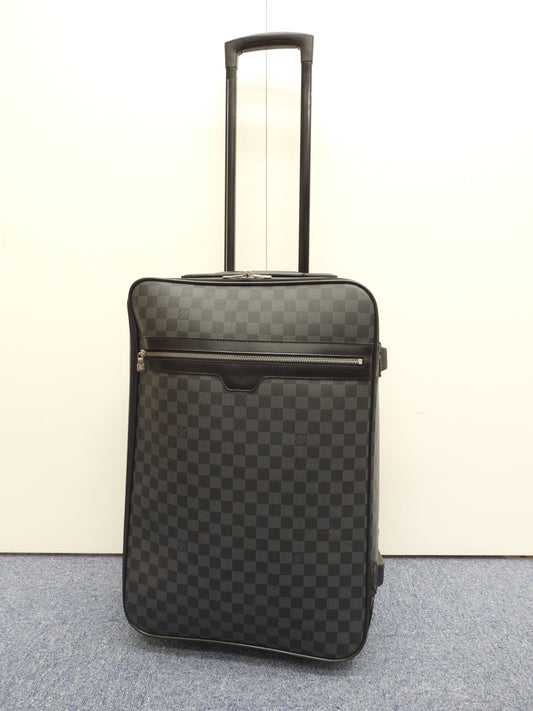 ルイヴィトン ペガス55 N23299 ダミエグラフィット 旅行用キャリーバッグ@SP1019