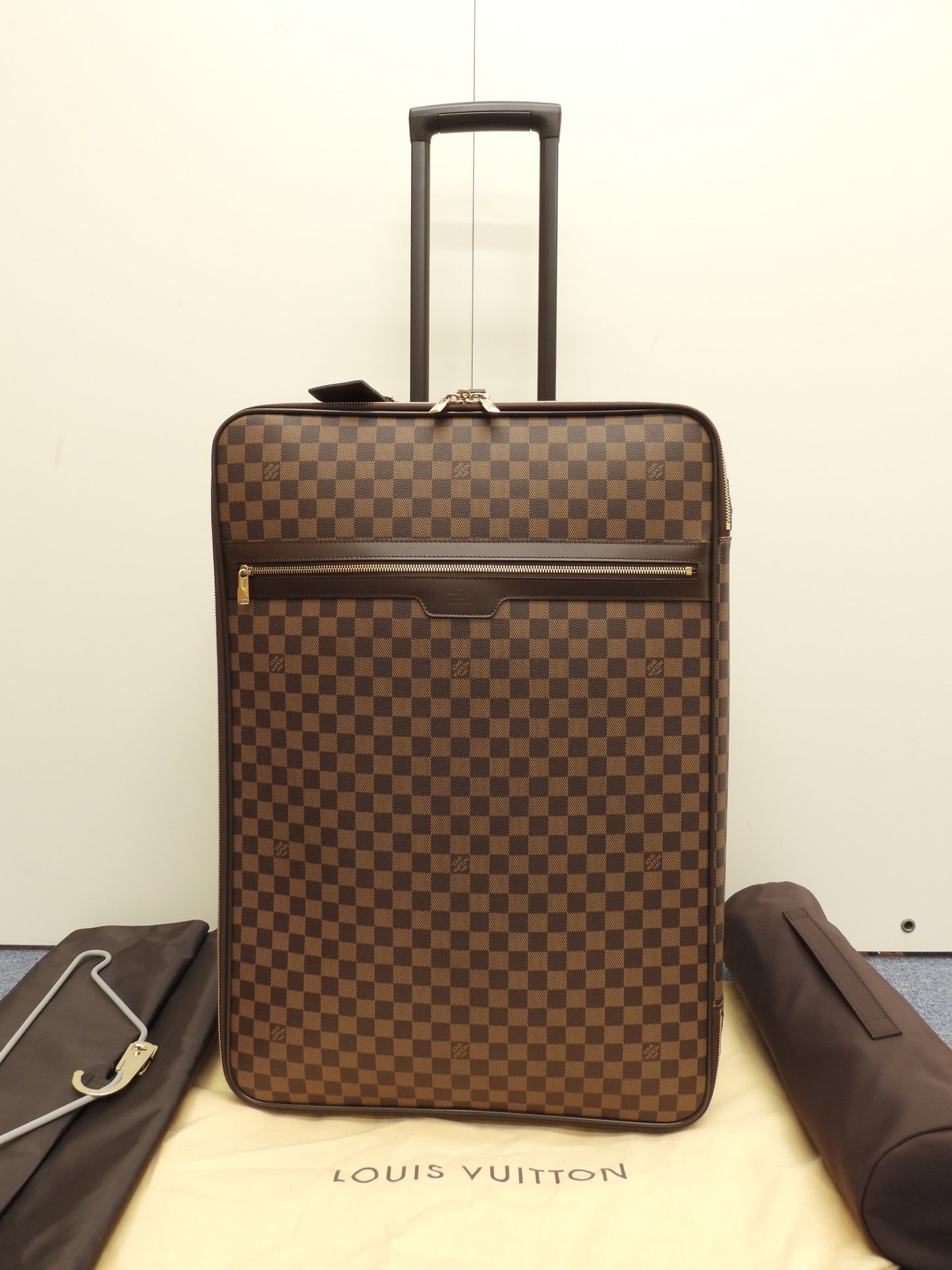 ルイヴィトン ペガス65 N23247 ダミエ トロリーバッグ 旅行用キャリーバッグ 極美品@SP4099