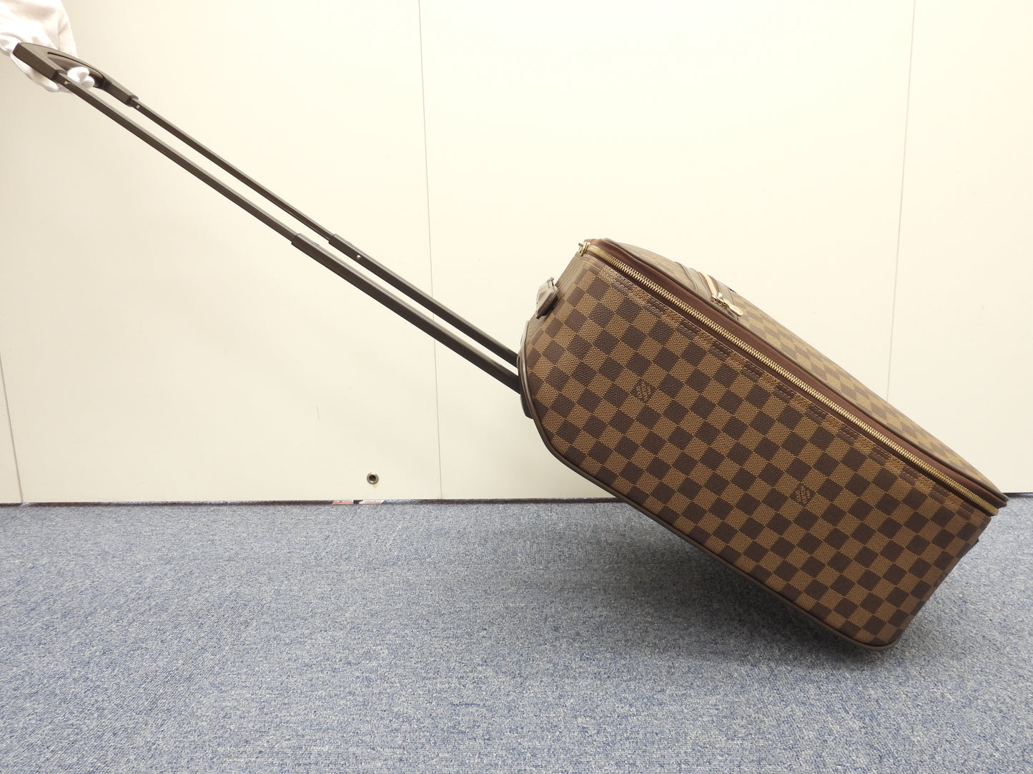 ルイヴィトン ペガス45 N23293 ダミエ 旅行用キャリーバッグ小 トロリーバッグ 美品@SP0016