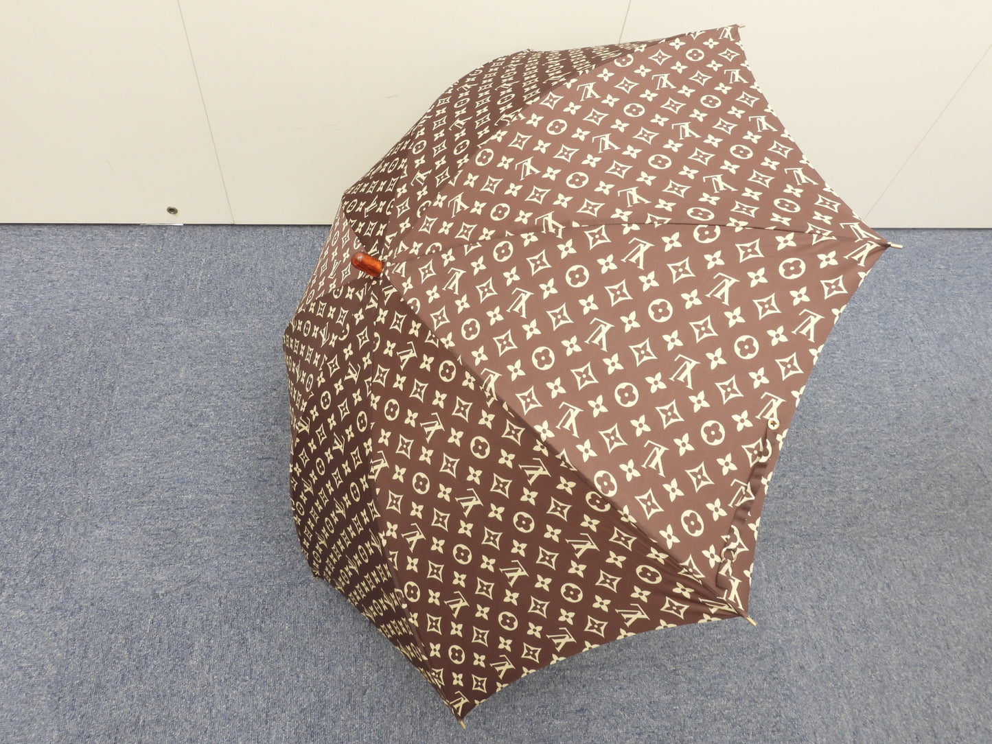 ルイヴィトン 傘 ヴィンテージ モノグラム アンブレラ 雨傘@ 102