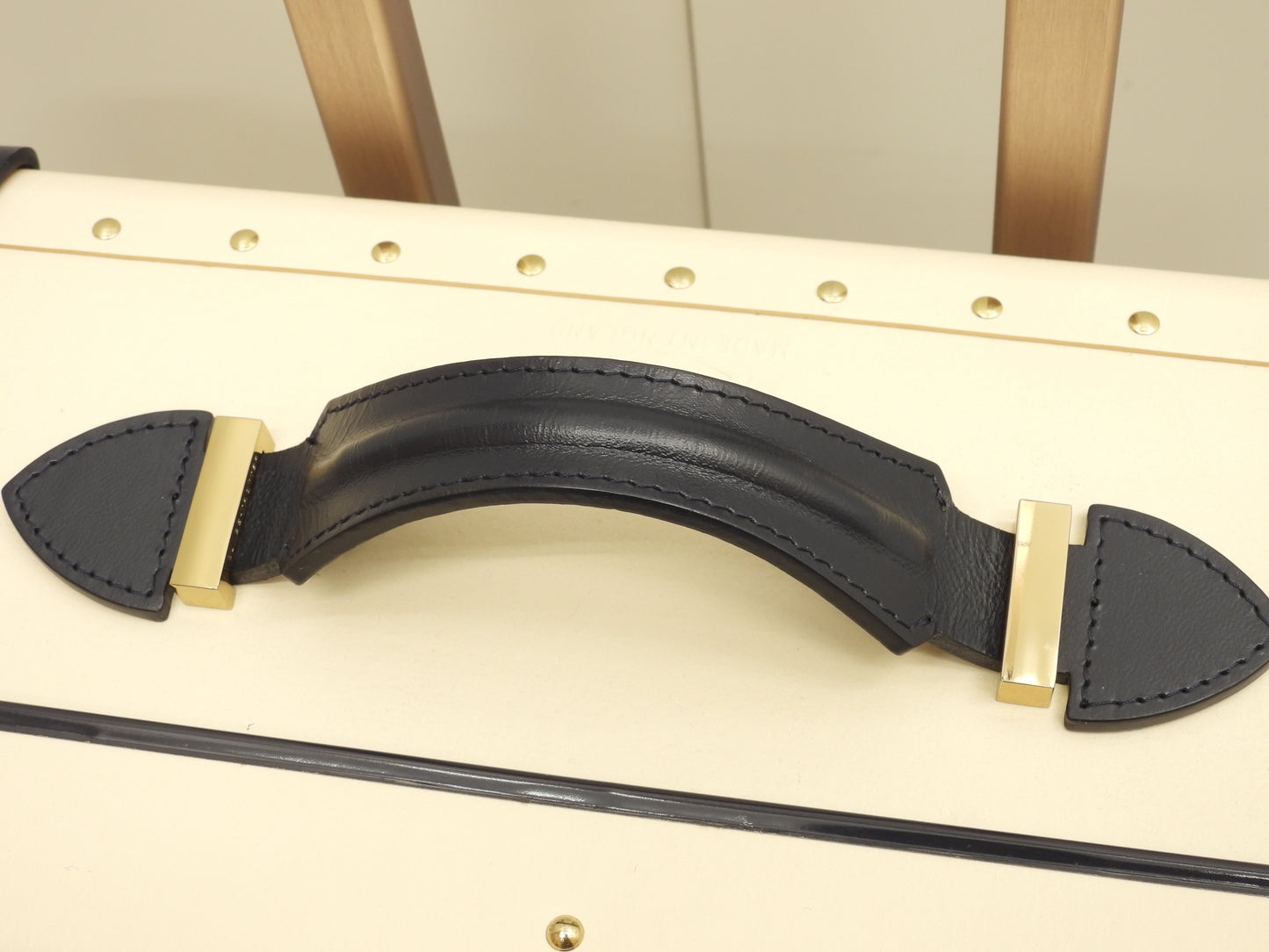 グローブトロッター サファリ キャリーオン クリーム紺 旅行用トロリーバッグ@ 6