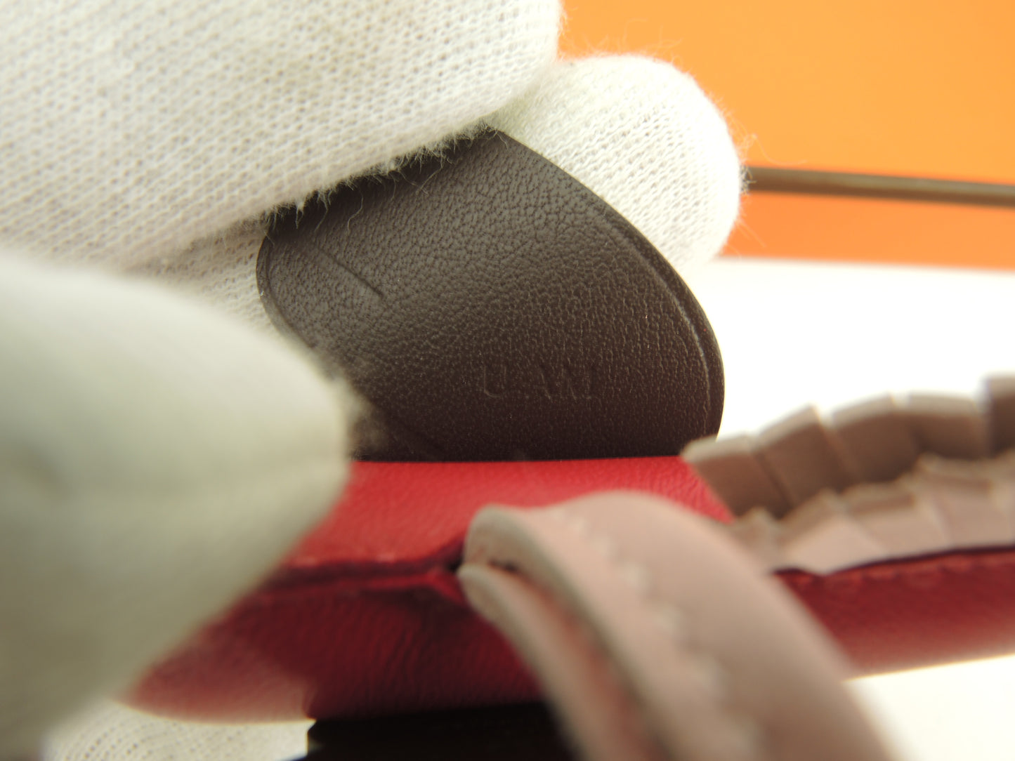 エルメス ロデオPMペガサス アニューミロ ピンク焦茶 バッグチャーム 新品@U 13