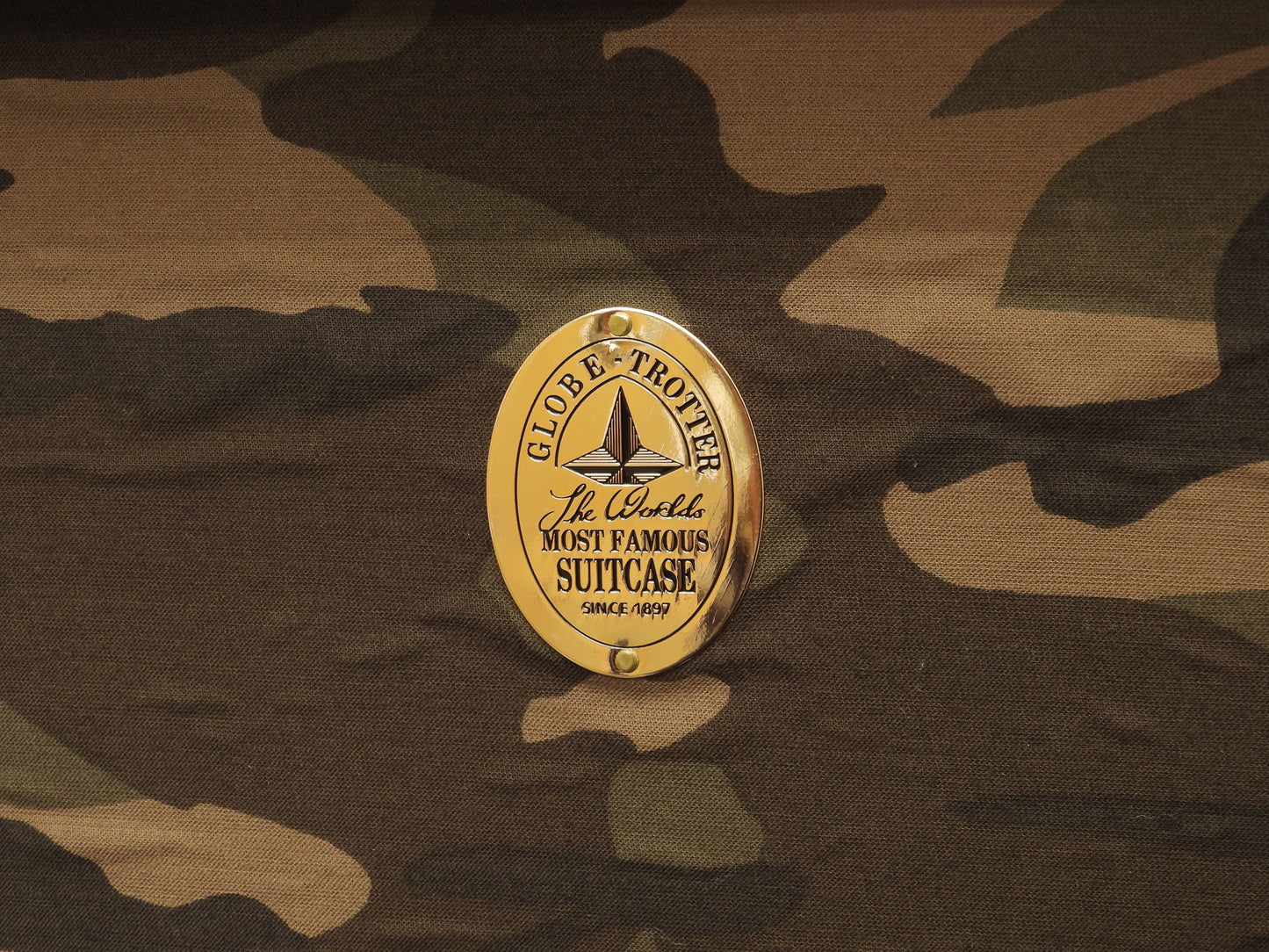 グローブトロッター サファリ キャリーオン クリーム紺 旅行用トロリーバッグ@ 6