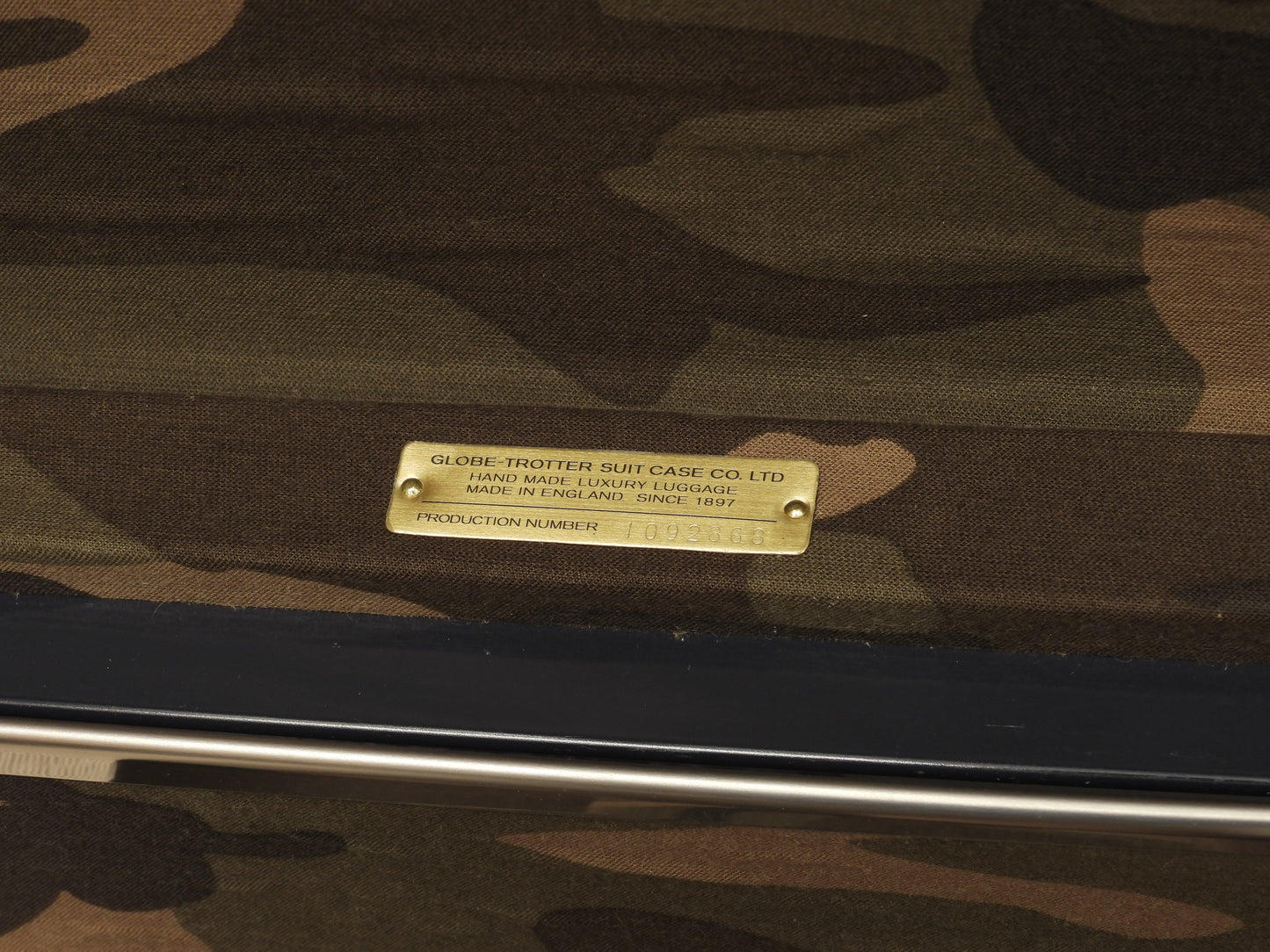 グローブトロッター サファリ キャリーオン クリーム紺 旅行用トロリーバッグ@ 6