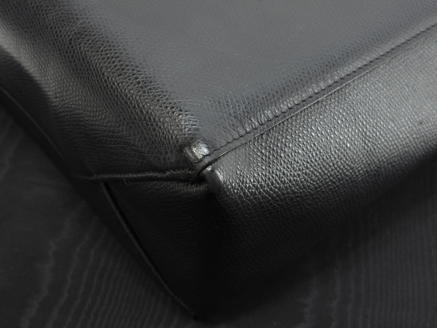 セリーヌ ヴァーティカルカバ スモール レザー黒 ポシェット ハンドバッグ トートバッグ@S-CU-5118