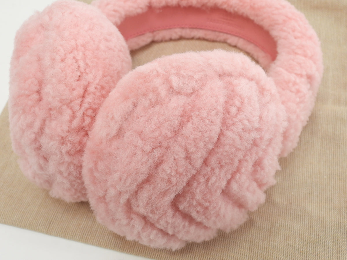 グッチ イヤーマフ シアリングムートン ピンク 耳当て 未使用品@ 1
