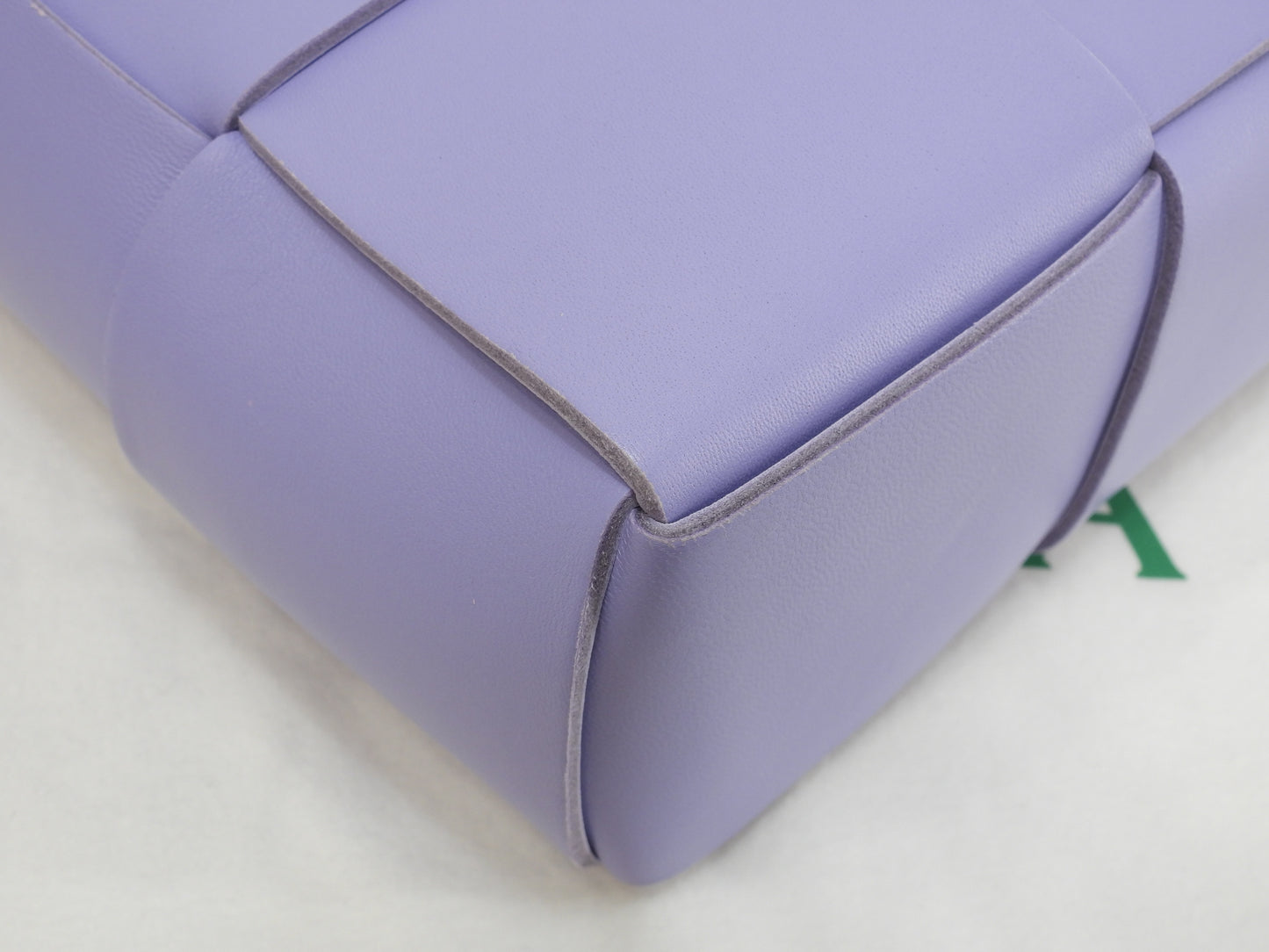 ボッテガヴェネタ ミニトートバッグ アルコ レザー薄紫 s付ハンドバッグ 美品@B10212556N