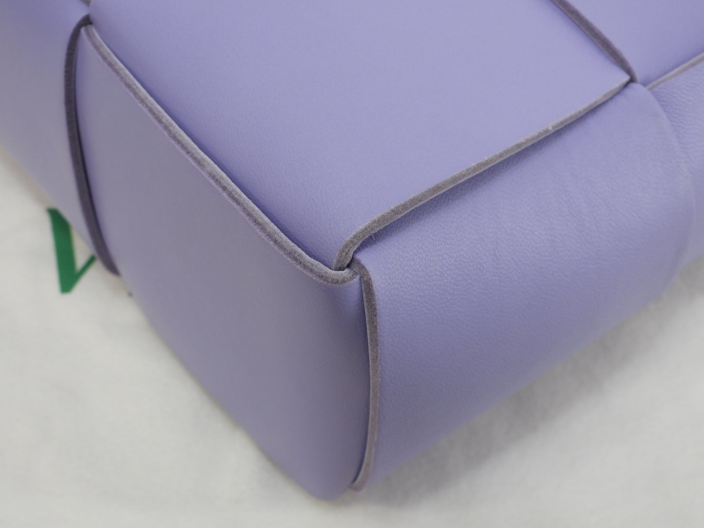 ボッテガヴェネタ ミニトートバッグ アルコ レザー薄紫 s付ハンドバッグ 美品@B10212556N