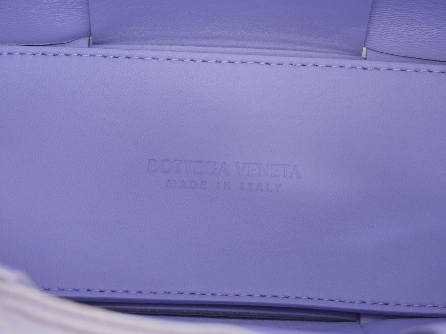 ボッテガヴェネタ ミニトートバッグ アルコ レザー薄紫 s付ハンドバッグ 美品@B10212556N