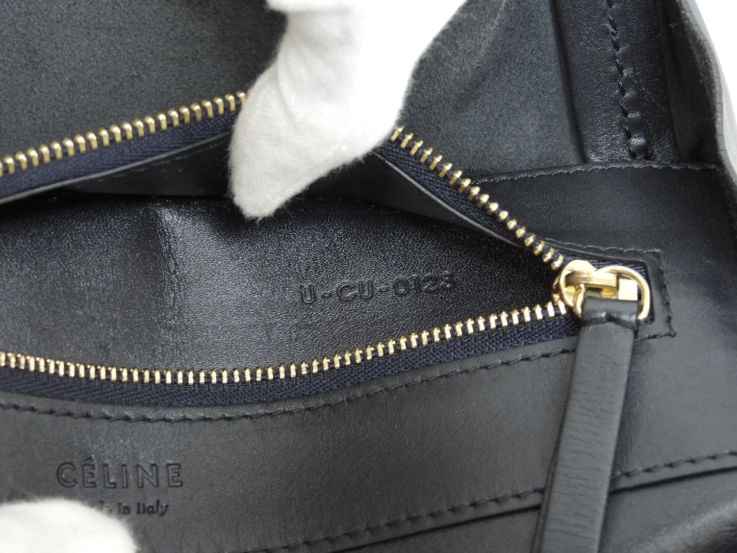 セリーヌ カバホリゾンタル スムースレザー 黒 トートバッグ ショルダーバッグ大@U-CU-0123