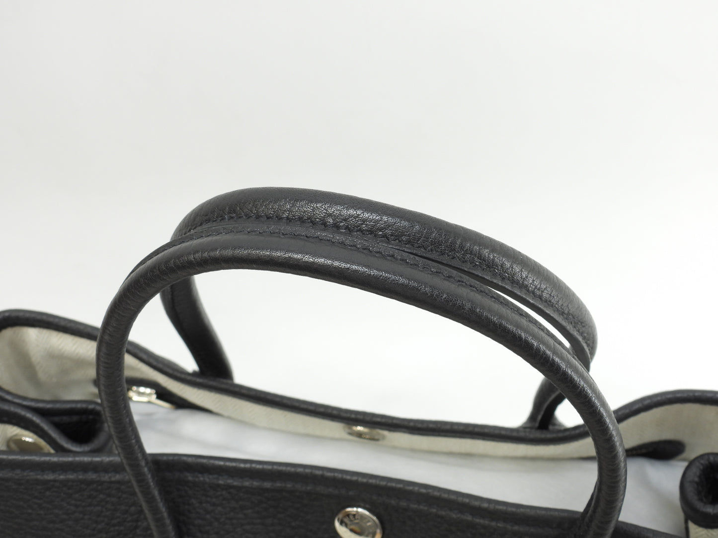 エルメス ガーデンパーティTPM ネゴンダ 黒 ハンドバッグ トートバッグ 美品@□L 8