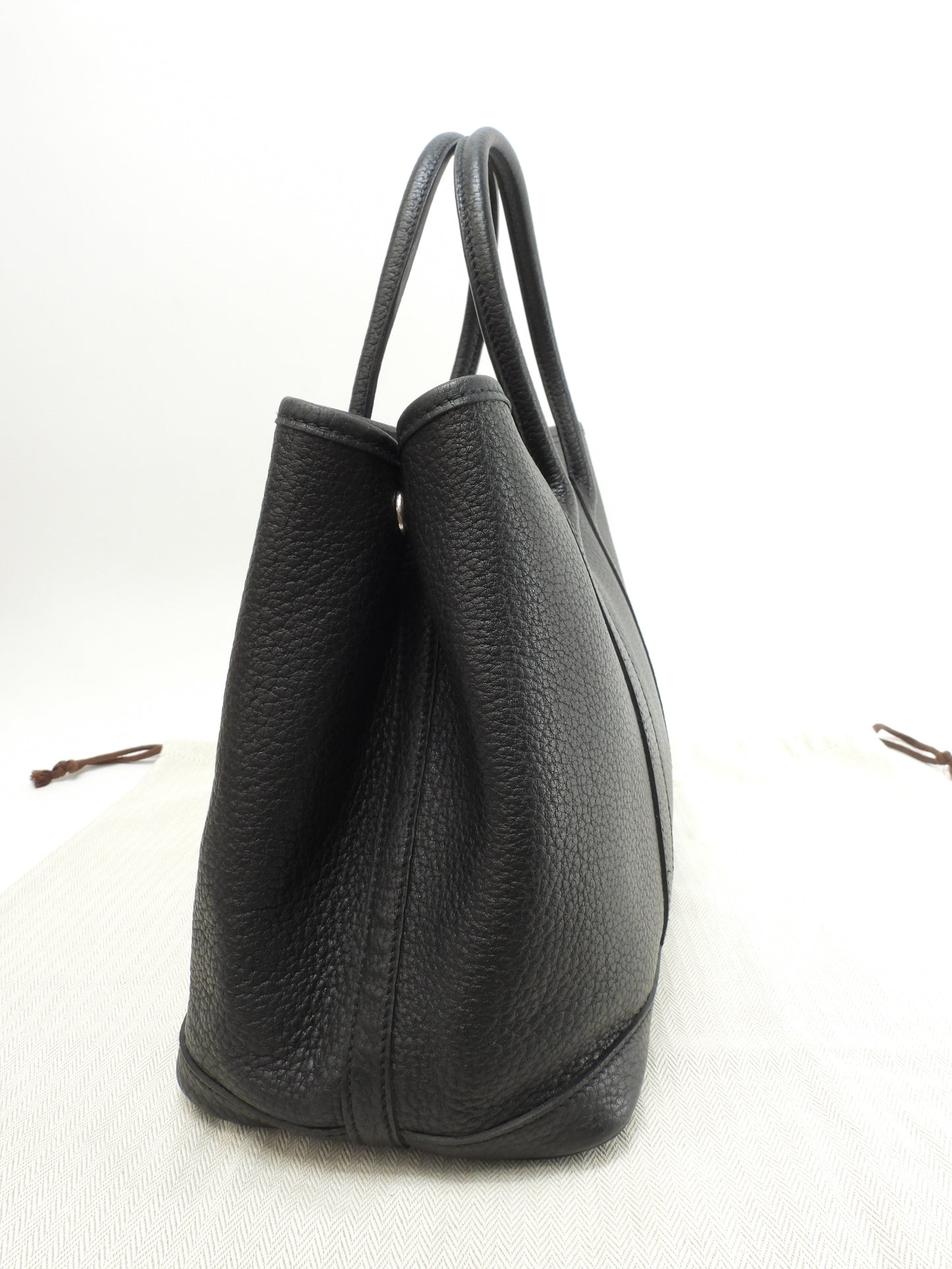 エルメス ガーデンパーティTPM ネゴンダ 黒 ハンドバッグ トートバッグ 美品@□L 8