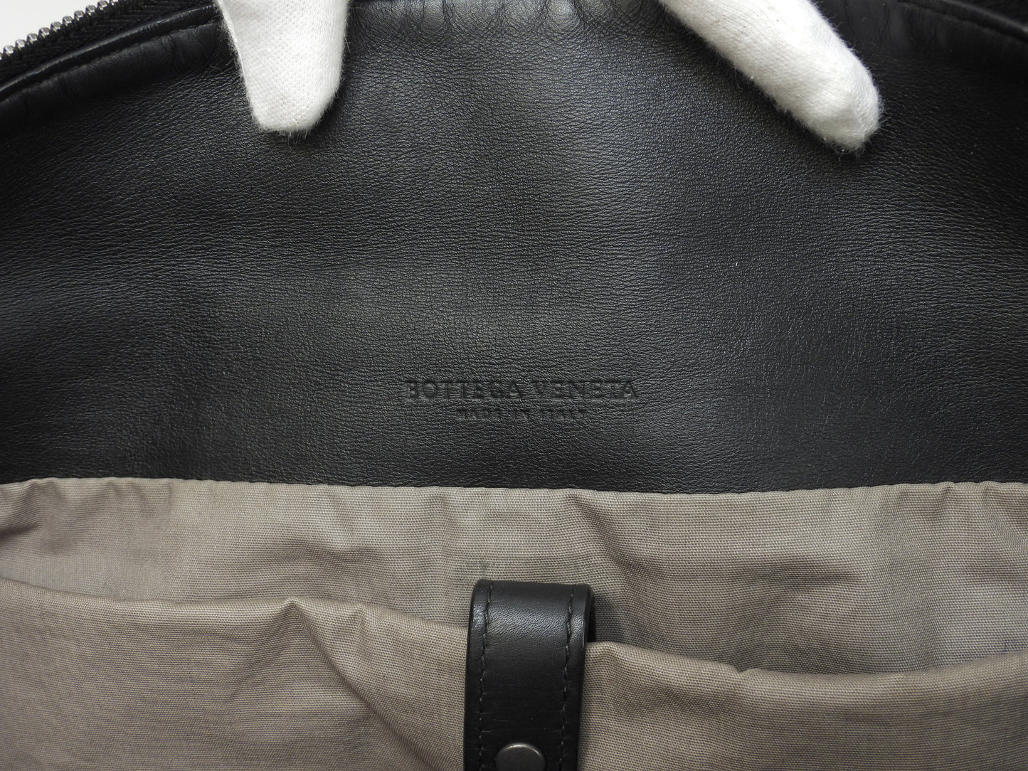 ボッテガヴェネタ ショルダーバッグ イントレチャート レザー黒 ビジネストートバッグ@B07703979Z