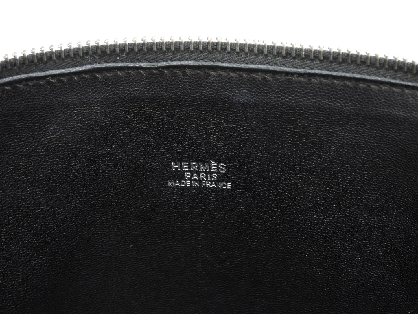 エルメス ボリード31 フィヨルド黒 シルバー金具 s付ハンドバッグ 極美品@□G 3