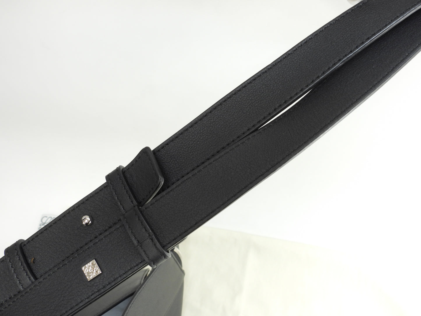 ロエベ ハンモック スモール レザー黒 ハンドバッグ ショルダーバッグ 極美品@471706