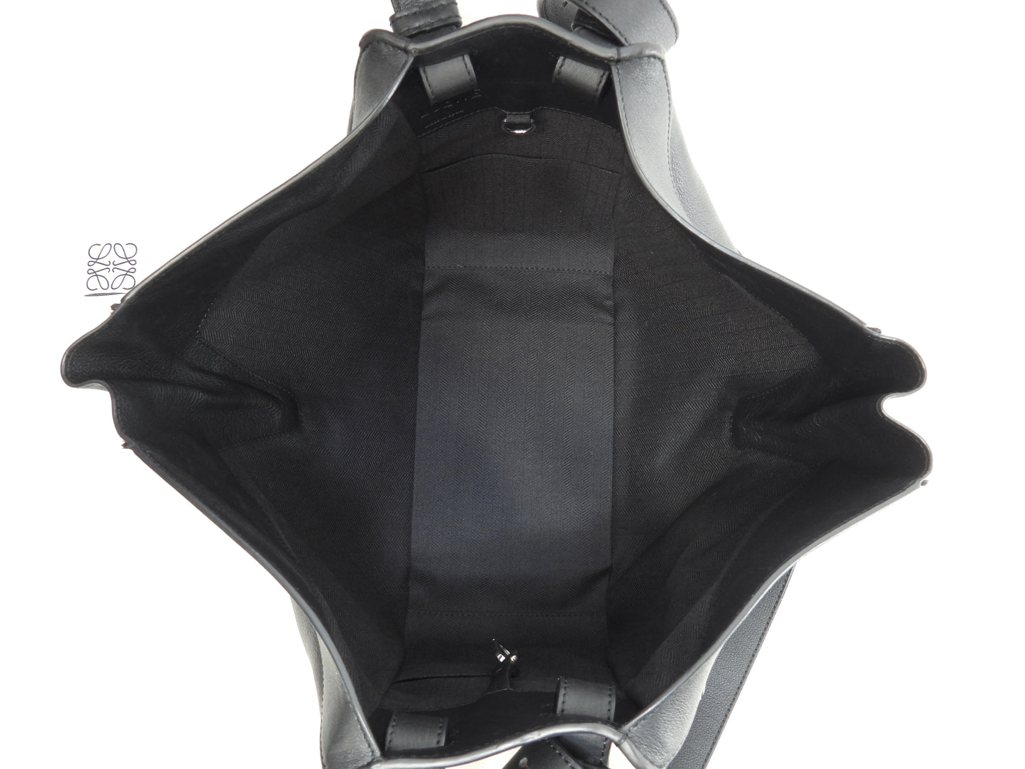 ロエベ ハンモック スモール レザー黒 ハンドバッグ ショルダーバッグ 極美品@471706