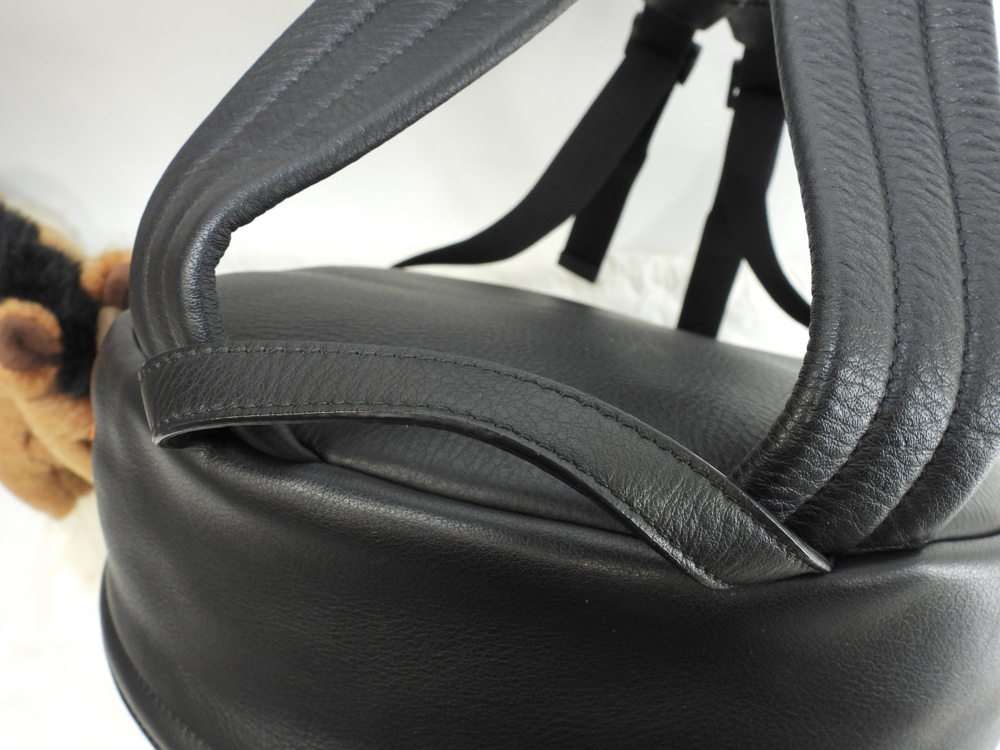 バレンシアガ バックパック中 エブリデイ フルレザー黒 リュックサック メンズ 極美品@ 48