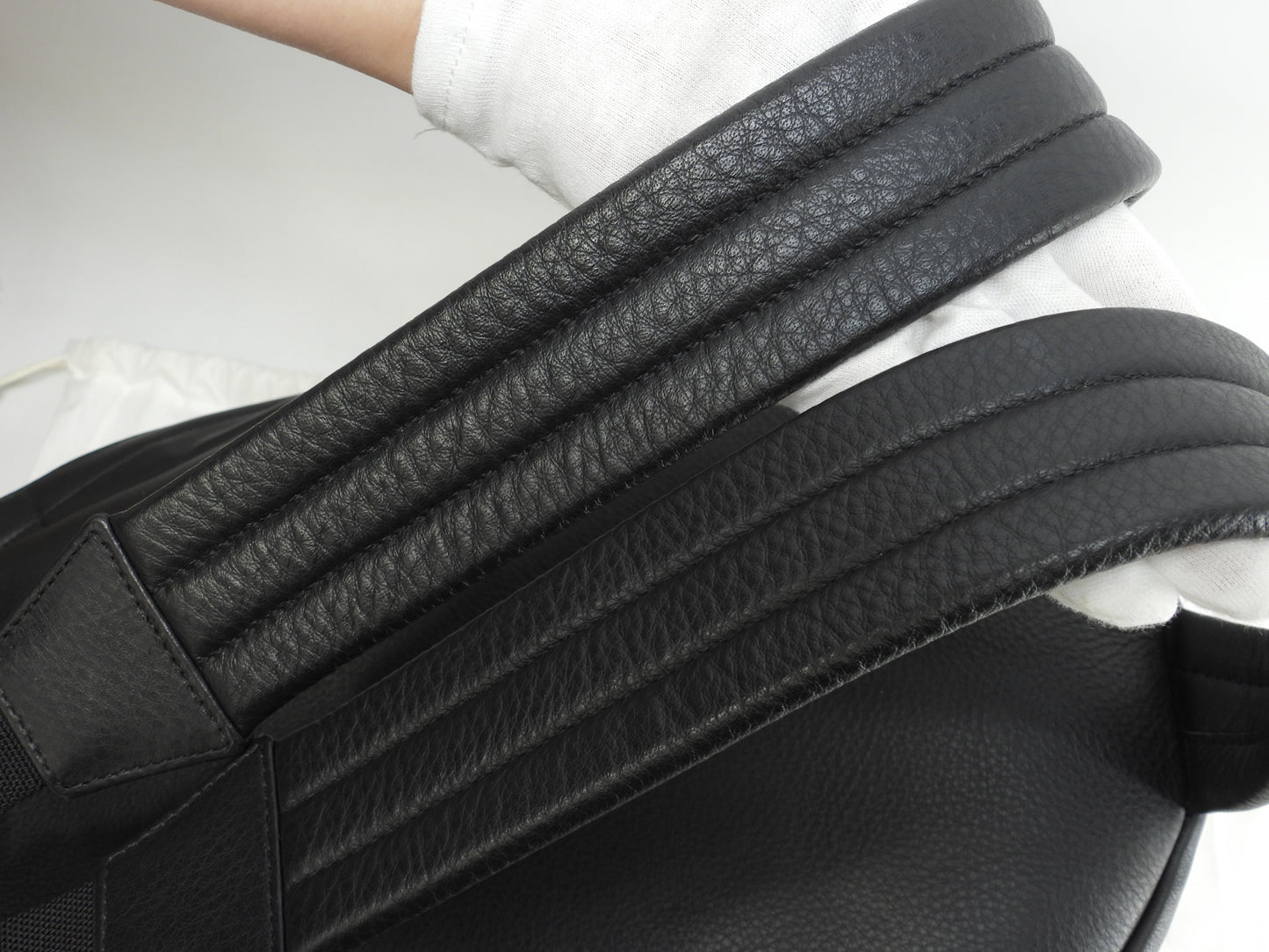 バレンシアガ バックパック中 エブリデイ フルレザー黒 リュックサック メンズ 極美品@ 48