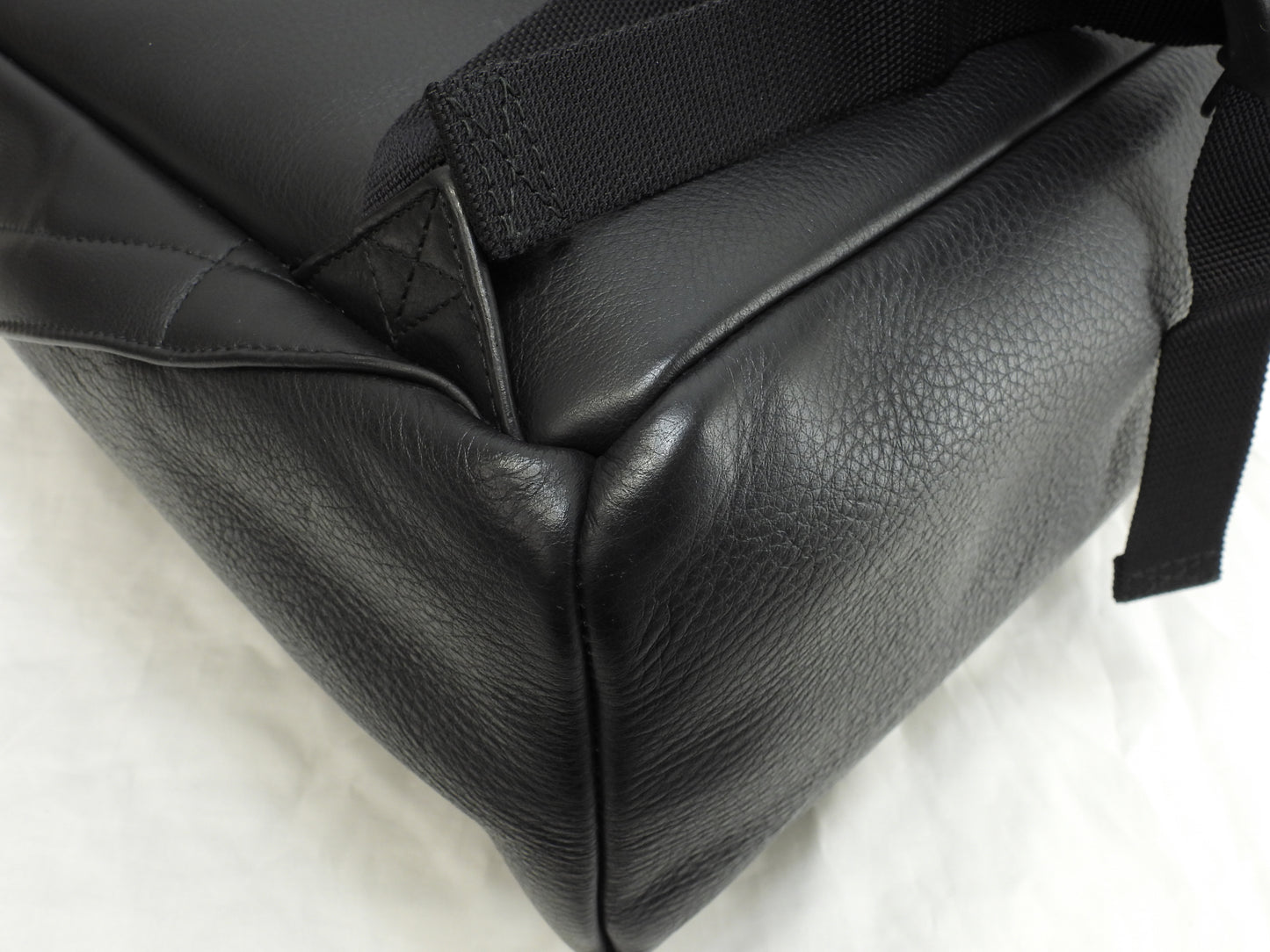 バレンシアガ バックパック中 エブリデイ フルレザー黒 リュックサック メンズ 極美品@ 48