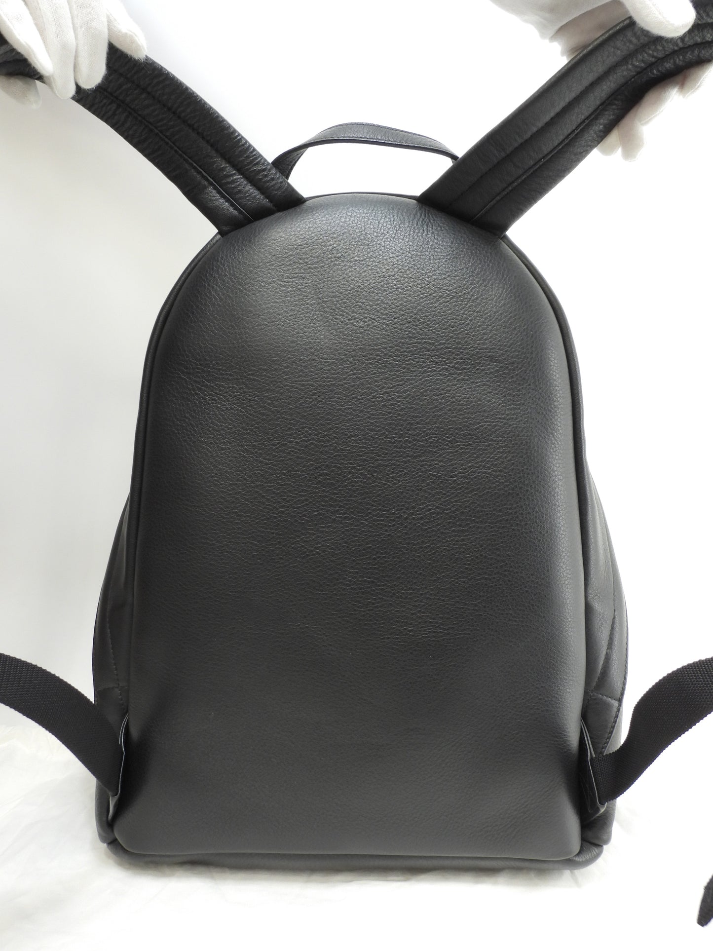 バレンシアガ バックパック中 エブリデイ フルレザー黒 リュックサック メンズ 極美品@ 48