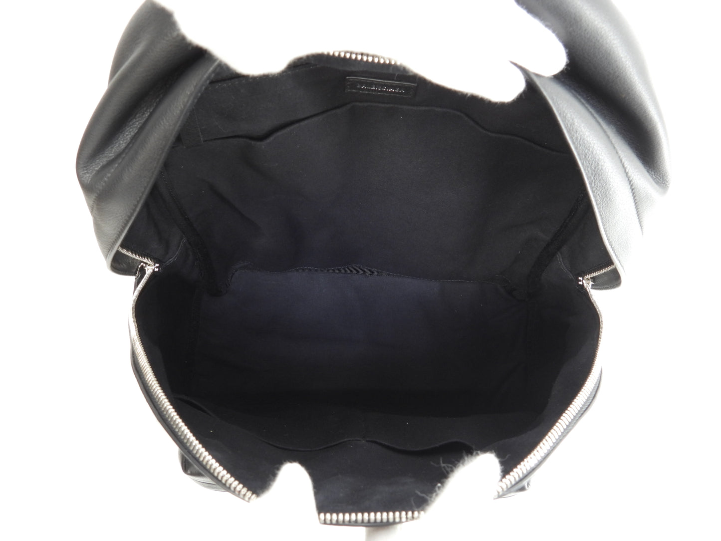 バレンシアガ バックパック中 エブリデイ フルレザー黒 リュックサック メンズ 極美品@ 48