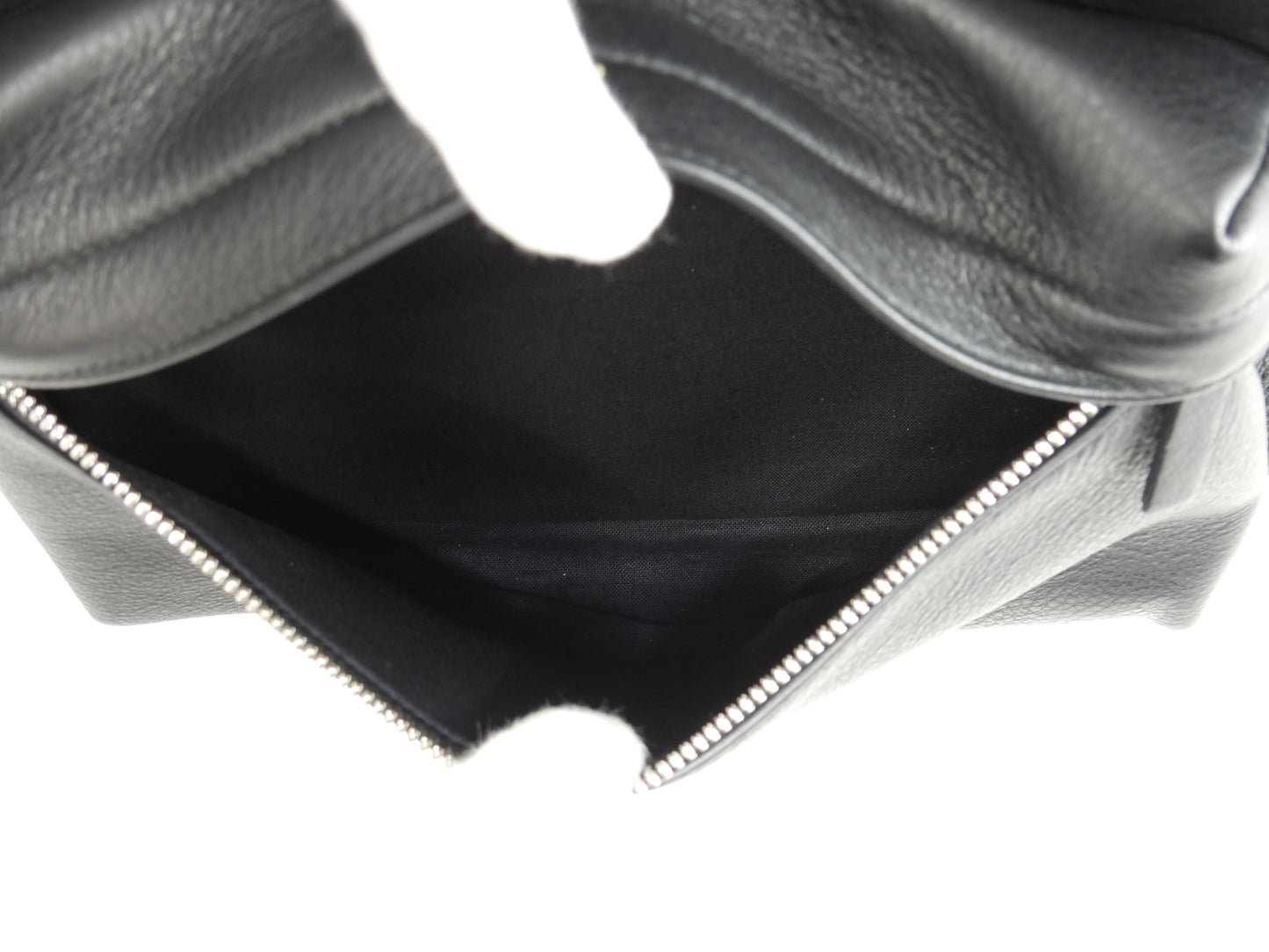 バレンシアガ バックパック中 エブリデイ フルレザー黒 リュックサック メンズ 極美品@ 48