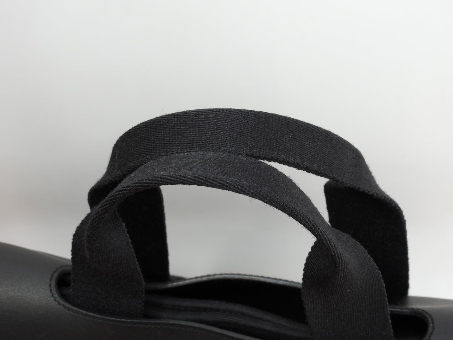 エルメス ヴァルパライソMM コットン/レザー 黒 ハンドバッグ トートバッグ 美品@ 61