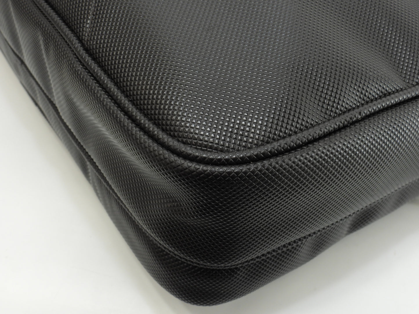 ボッテガヴェネタ s付ブリーフケース マルコポーロ 茶黒 メンズビジネスバッグ 美品@B02052883C