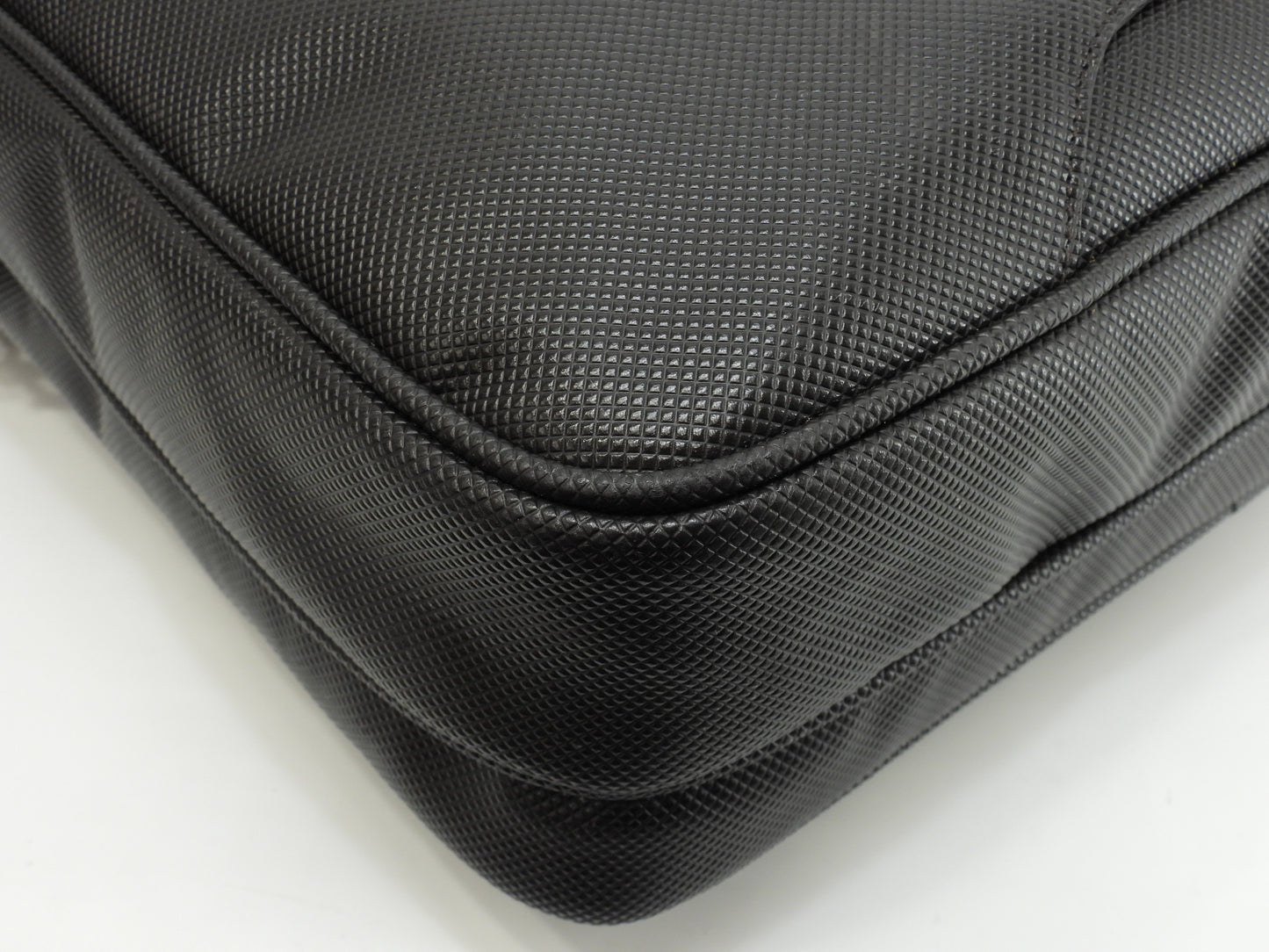 ボッテガヴェネタ s付ブリーフケース マルコポーロ 茶黒 メンズビジネスバッグ 美品@B02052883C