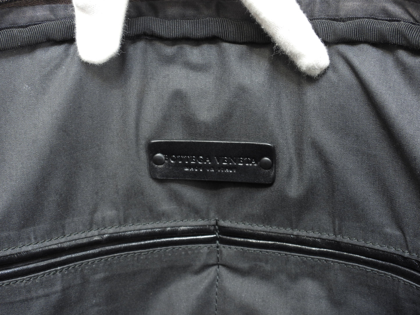 ボッテガヴェネタ s付ブリーフケース マルコポーロ 茶黒 メンズビジネスバッグ 美品@B02052883C