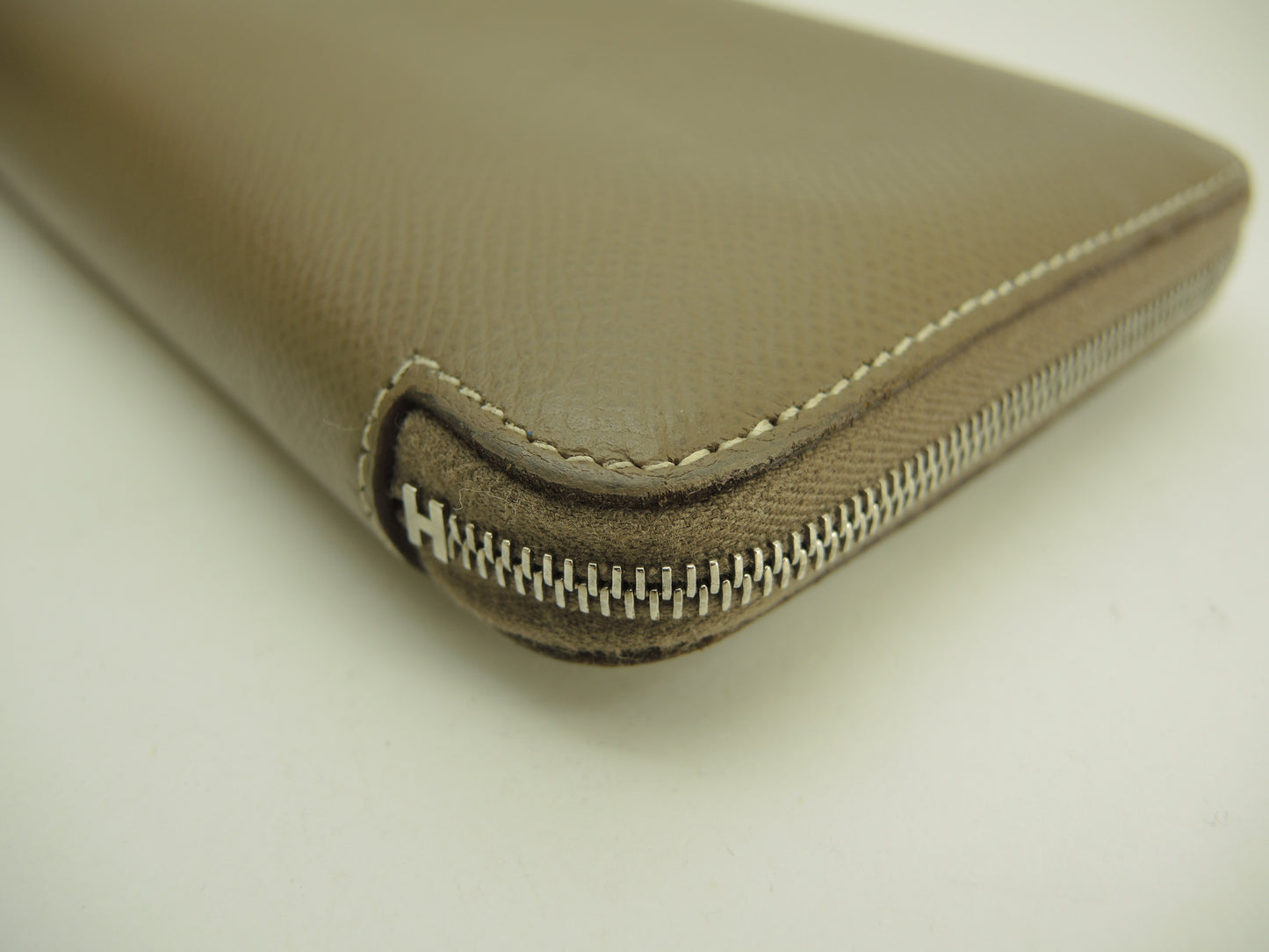エルメス アザップロング シルクイン エプソン/エトープ ロングウォレット ジップ長財布@D