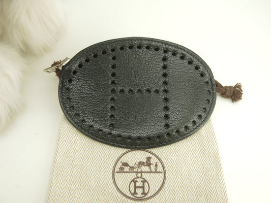 エルメス コインケース エヴリン シェーブル黒 小銭入@□O