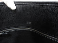 エルメス ヴィクトリアカバス35 トリヨンレザー 黒 メンズトートバッグ 美品@□K