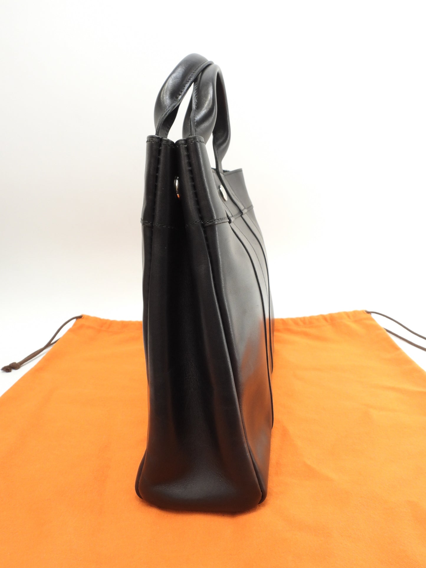 エルメス トートPM フールトゥ フルレザー黒 ハンドバッグ トートバッグ 美品@□E 16