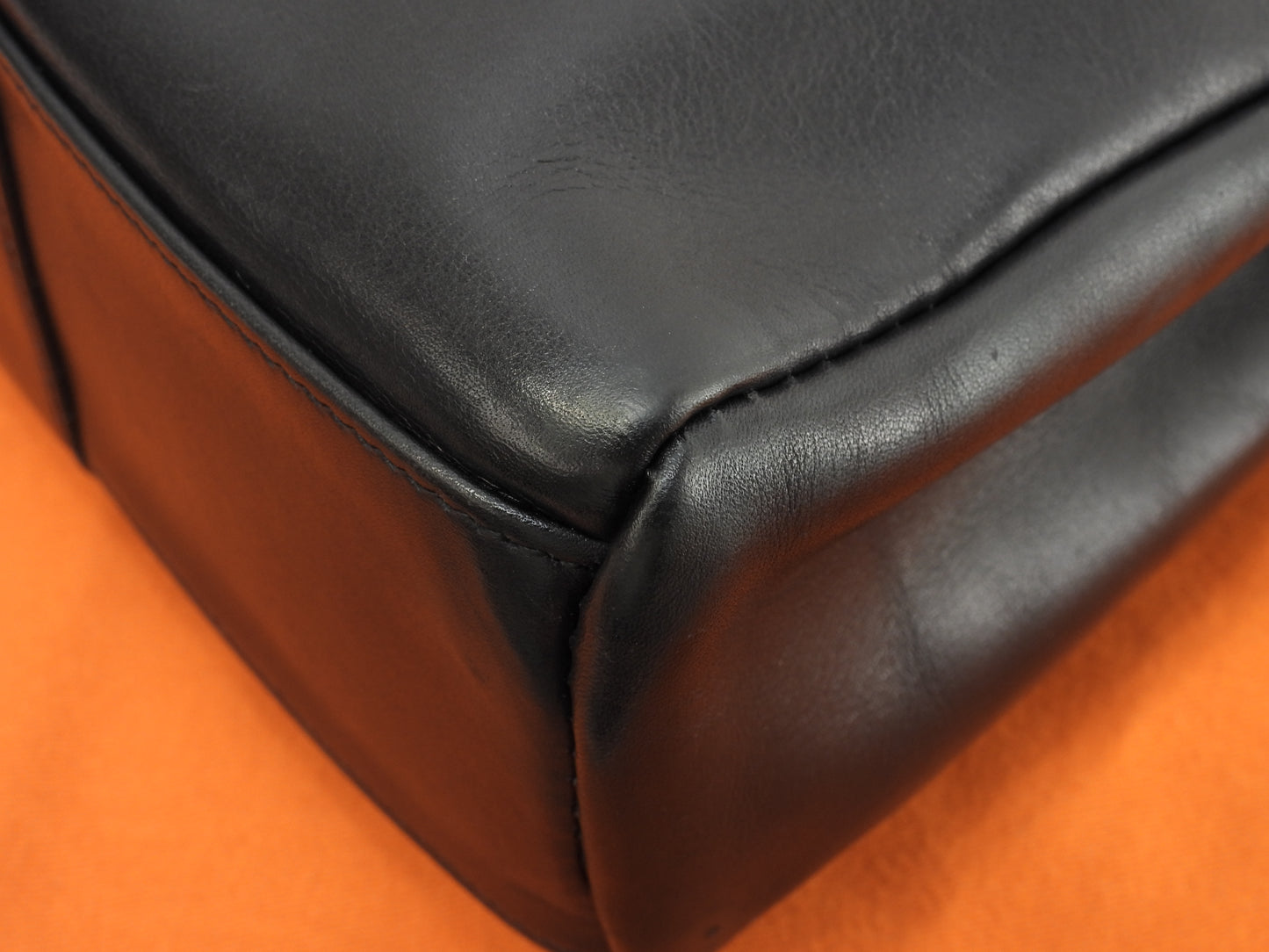 エルメス トートPM フールトゥ フルレザー黒 ハンドバッグ トートバッグ 美品@□E 16
