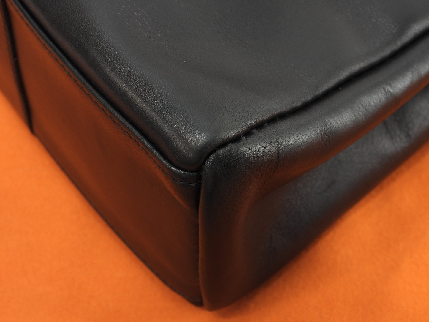 エルメス トートPM フールトゥ フルレザー黒 ハンドバッグ トートバッグ 美品@□E 16