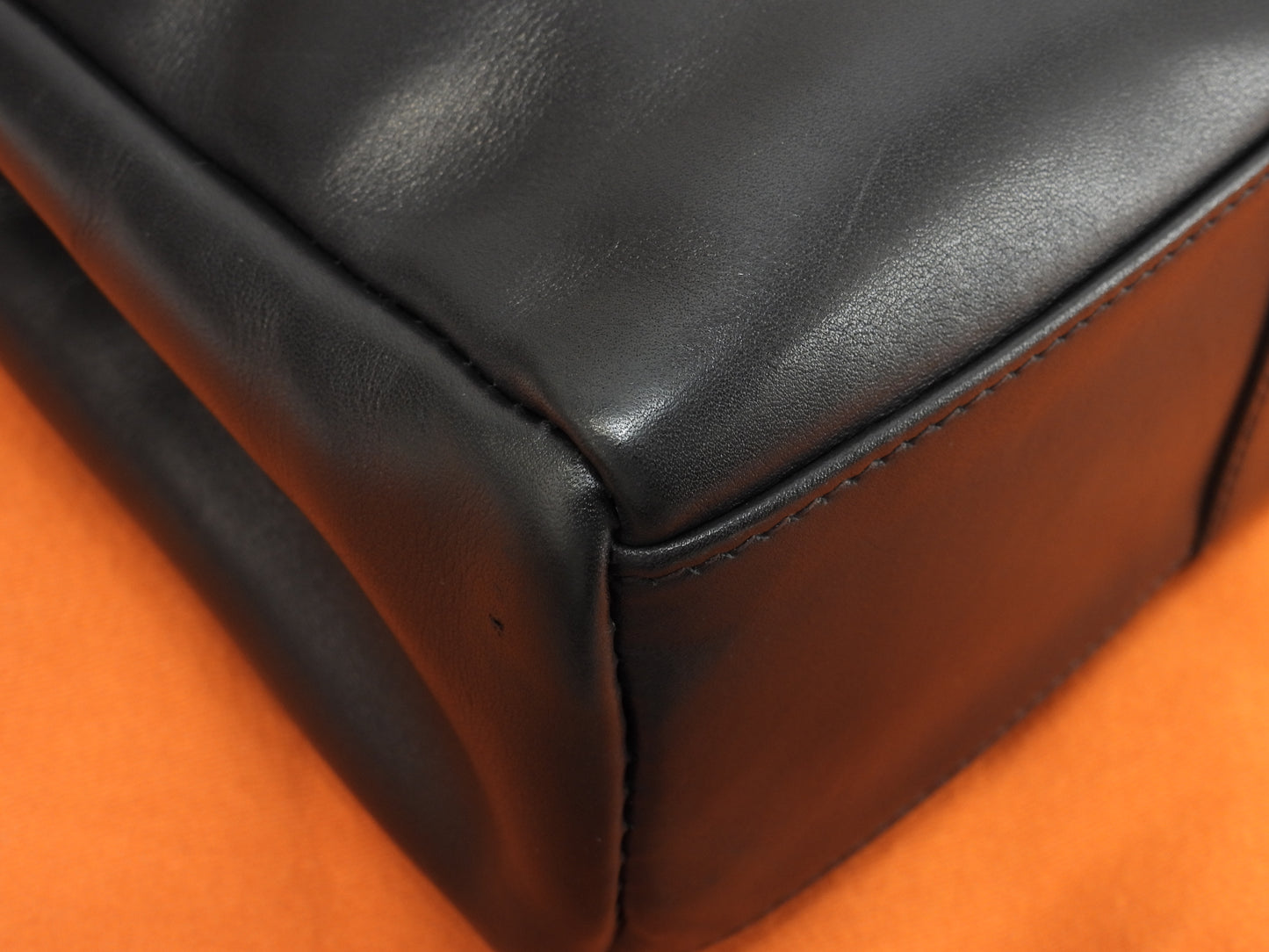 エルメス トートPM フールトゥ フルレザー黒 ハンドバッグ トートバッグ 美品@□E 16