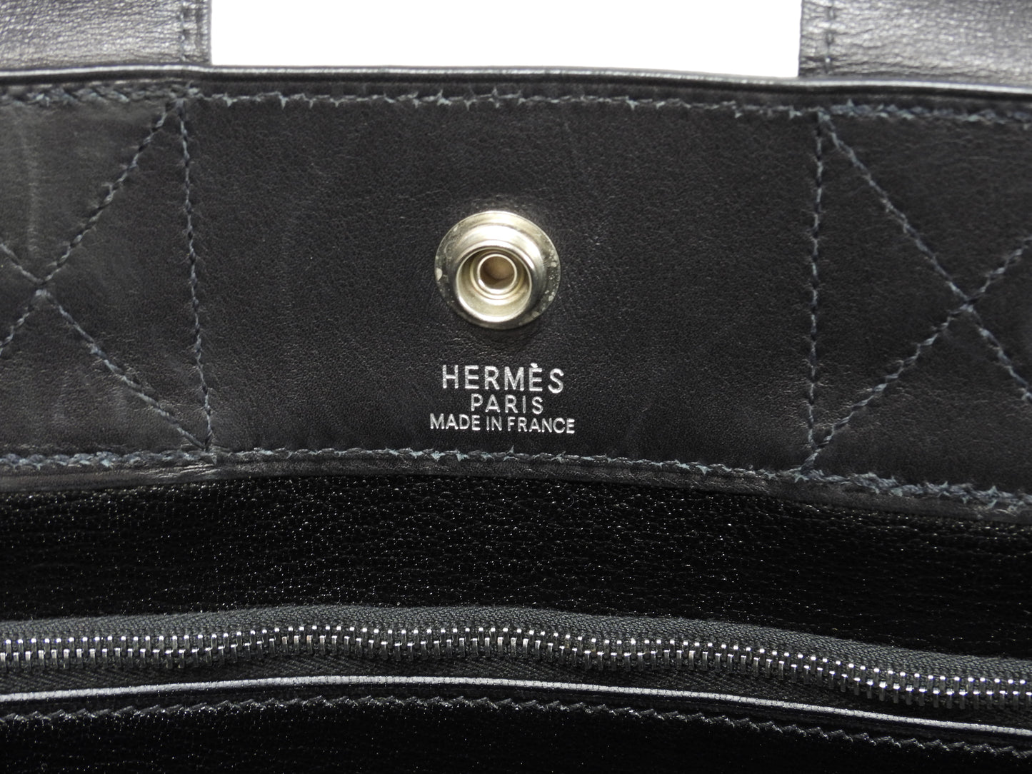 エルメス トートPM フールトゥ フルレザー黒 ハンドバッグ トートバッグ 美品@□E 16
