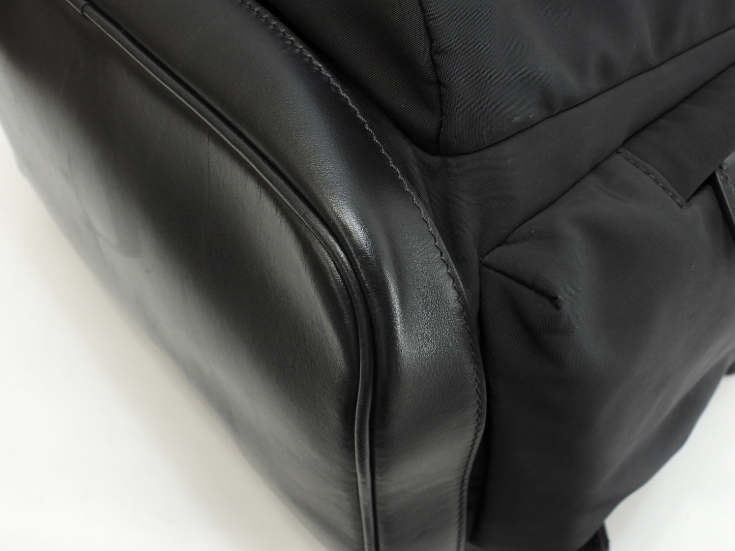 トムフォード バックパック バックリー ナイロン/レザー黒 リュックサック 美品@HO460T024AAU