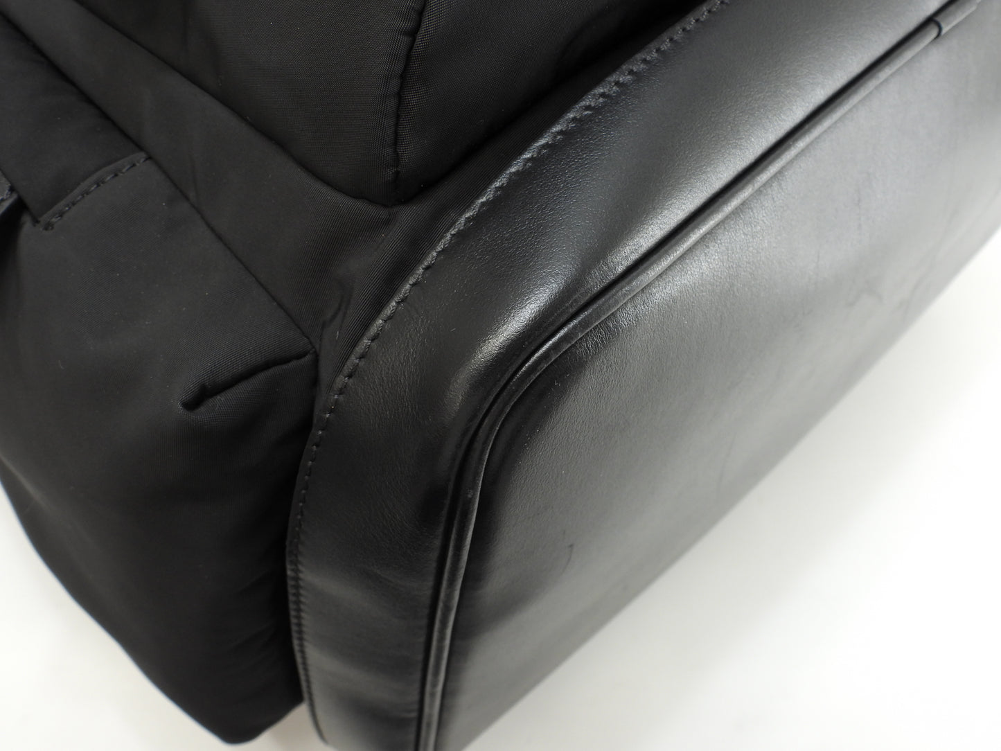 トムフォード バックパック バックリー ナイロン/レザー黒 リュックサック 美品@HO460T024AAU