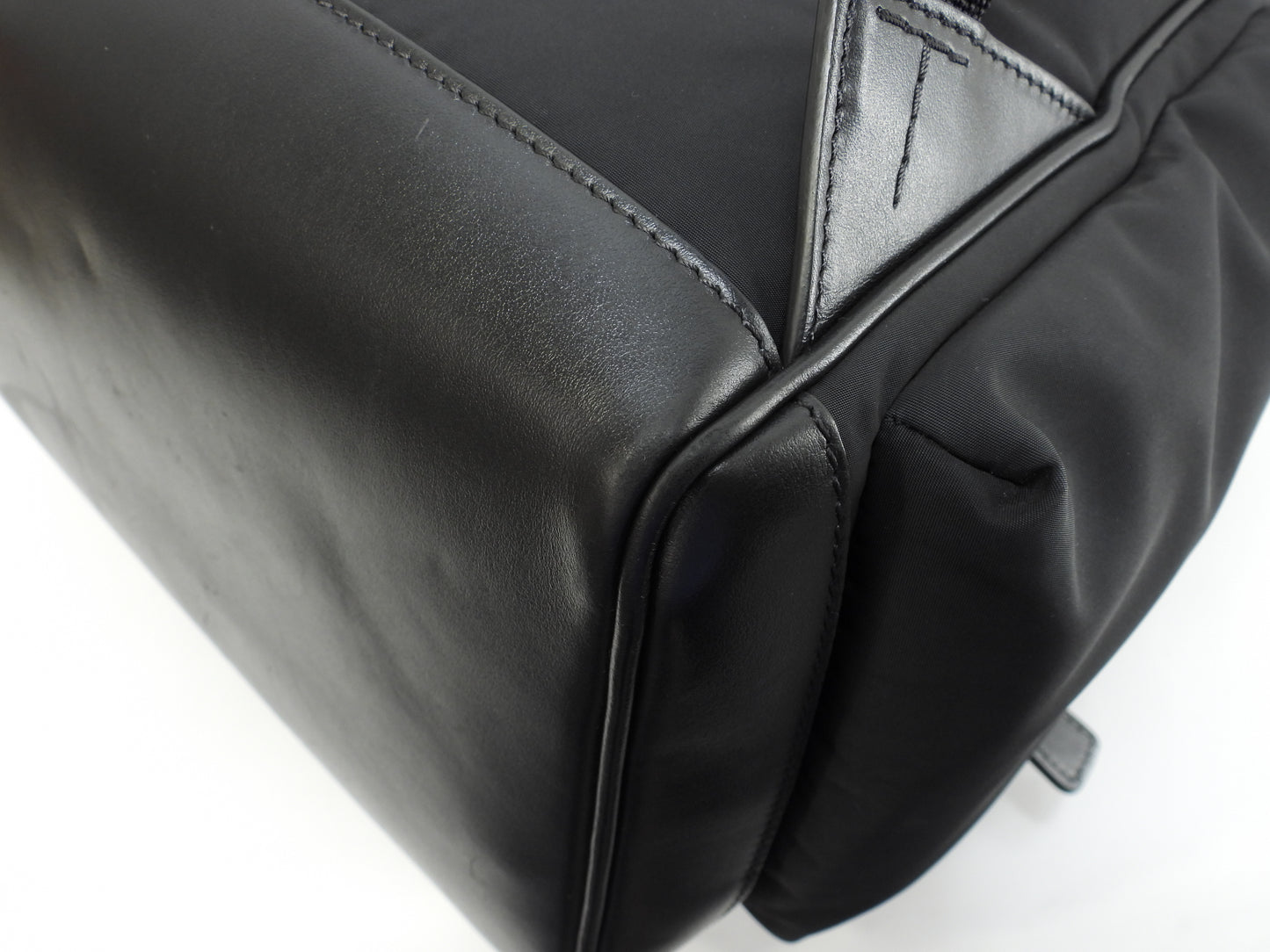 トムフォード バックパック バックリー ナイロン/レザー黒 リュックサック 美品@HO460T024AAU